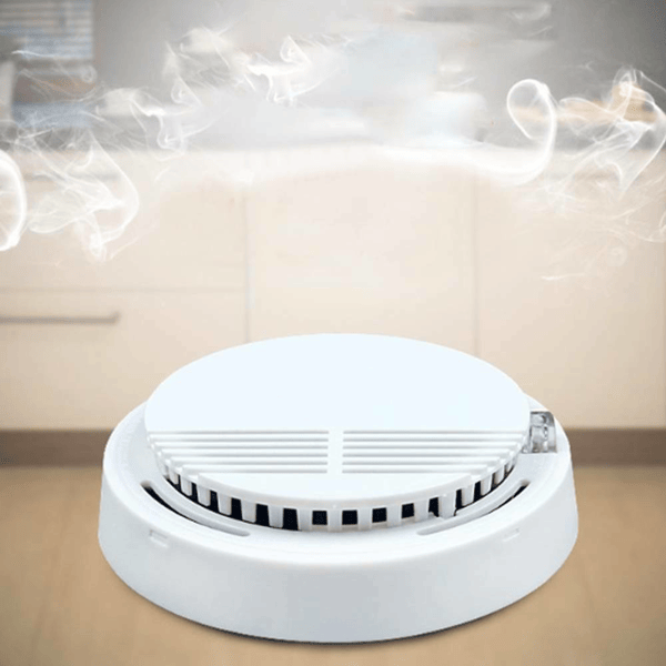 Doba (4 Pack) Smoke Alarm Detector Home Fire Safety Sensor Alert Battery Included (Logistics only For USPS.TK/TMEU only For self-pickup)
