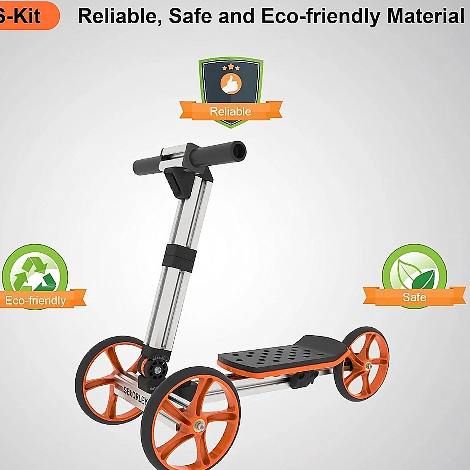 Doba KidRock Constructible Kit 20 in 1 Kids Balance Bike No Pedals Toys for 1 to 4 Year Old Engineering Building Kit Kids Sit/Stand Scooter Most Popular S-Kit (Not Electric)