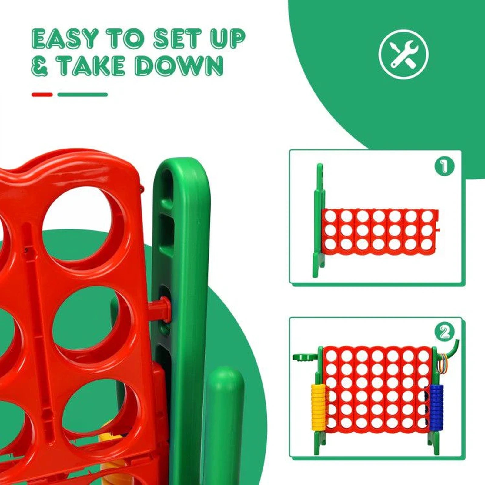 Doba 2.5 Feet 4-to-Score Giant Game Set