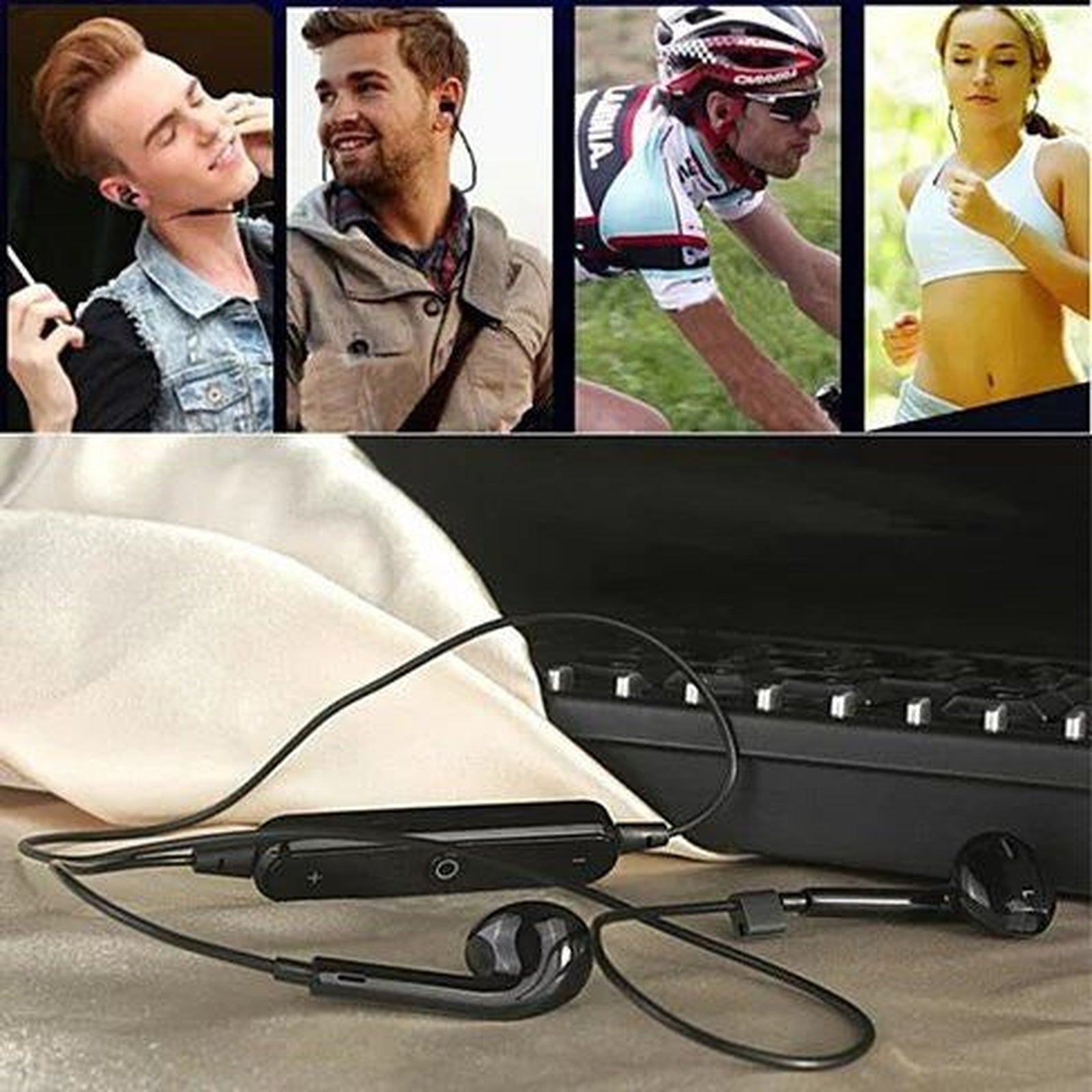 Doba Ergonomic Comfy Bluetooth Headphones with Crystal Clear Sound