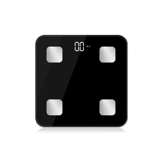 Doba Smart Bluetooth Digital Battery Powered Bathroom Scale, Body Weight BMI Weighing 397 lbs with Fit+ Personal Coach App, FSA and HSA Eligible, Black