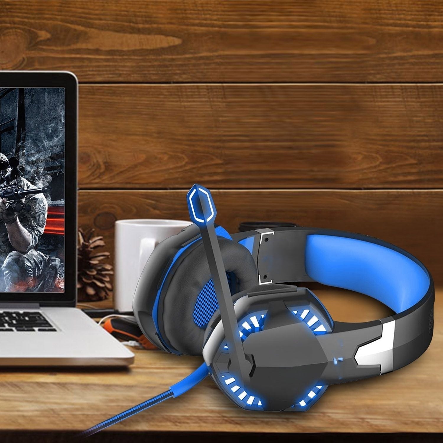 Doba Gaming Headset Over Ear Headphones for PS4 Xbox Nintendo Switch PC Laptop